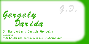 gergely darida business card